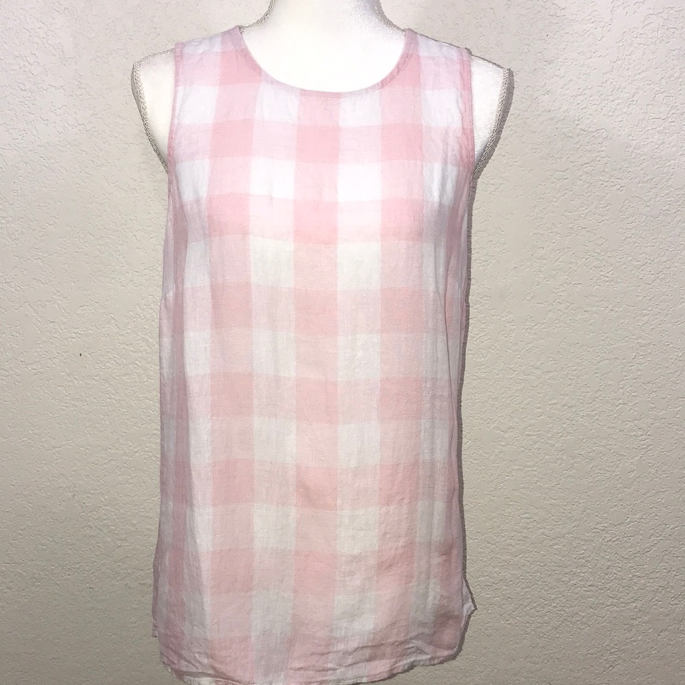 J Jill | Sleeveless Linen Blouse.    E
